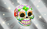 Silver Skulls Badge - Poppit! Bingo