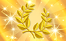 Gold Wreath Badge - Poppit! Bingo