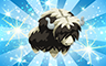 Diamond Stuffed Yak Badge - Poppit! Bingo