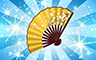 Diamond Hand Fan Badge - Poppit! Bingo