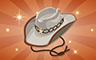 Bronze Cowboy Hat Badge - Poppit! Bingo