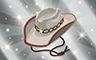 Silver Cowboy Hat Badge - Poppit! Bingo