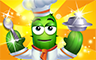 Gold Chef Badge - Poppit! Party