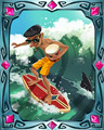 Surf's Up Medium Badge - Canasta HD