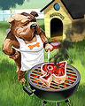 Canine Cookout Badge - Spades HD