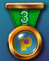 Club Pogo Marathon 3 Badge - Tri-Peaks Solitaire HD