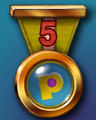 Club Pogo Marathon 5 Badge - Sweet Tooth 2