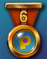 Club Pogo Marathon 6 Badge - CLUE Secrets & Spies