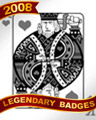 Black And White Jack Badge - Tri-Peaks Solitaire HD