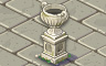 Vase On Pedestal Badge - Solitaire Gardens