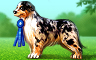 The Prizewinning Pup Badge - Claire Hart Classic