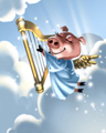 Hog Harp Badge - Hog Heaven Slots