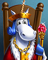 Hail The King Badge - Peggle Slots
