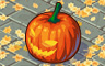 Jack-o'-lantern Badge - Solitaire Gardens