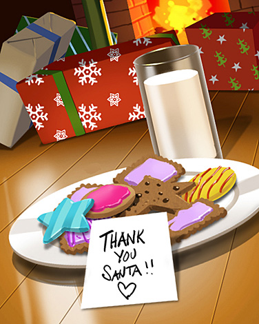 For Santa Badge - Cookie Connect