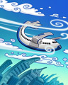 Tail Wind Badge - Jet Set Solitaire