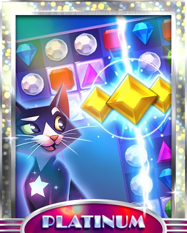 It's A Match Platinum Badge - Bejeweled Stars