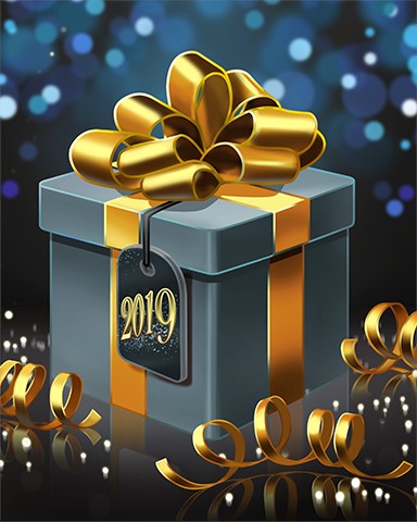 Golden Giftbox Badge - First Class Solitaire HD