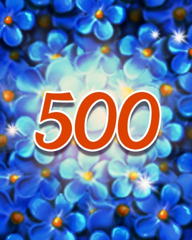 Flowers 500 Badge - Jewel Academy