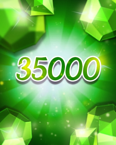 Green Jewels 35000 Badge - Jewel Academy