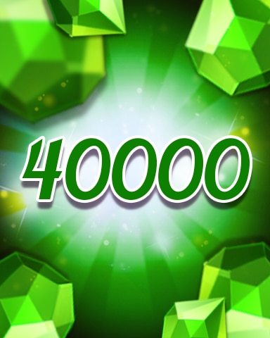 Green Jewels 40000 Badge - Jewel Academy