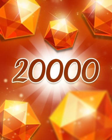 Orange Jewels 20000 Badge - Jewel Academy