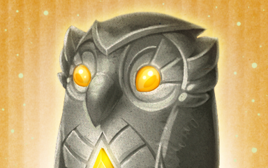 Paper Owl Badge - Jewel Academy