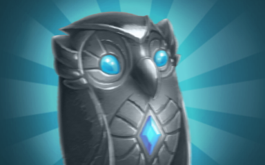 Bronze Owl Badge - Jewel Academy