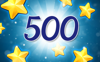 Stars 500 Badge - Jewel Academy
