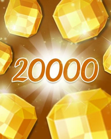 Yellow Jewels 20000 Badge - Jewel Academy