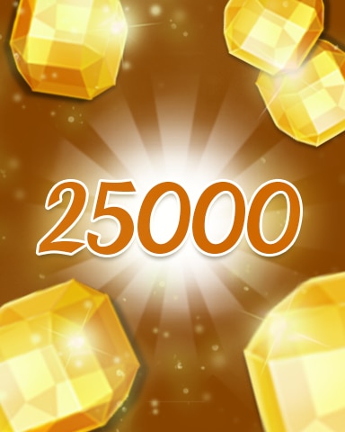 Yellow Jewels 25000 Badge - Jewel Academy