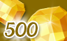 Shiny Yellow Jewels Badge - Jewel Academy