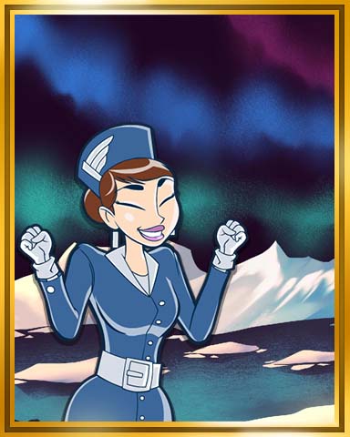 Antartic Circle Extended Stay Coach Badge - Jet Set Solitaire Antartic Circle Extended Stay Coach Badge - Jet Set Solitaire