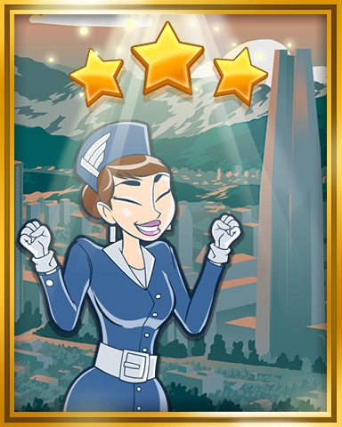 Santiago, Chile Extended Stay World Class Badge - Jet Set Solitaire Santiago, Chile Extended Stay World Class Badge - Jet Set Solitaire