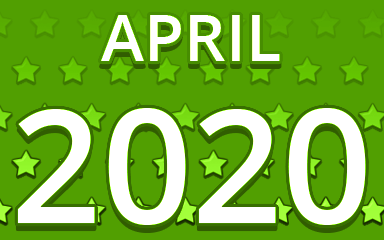 Starry April 2020 Badge - Pogo Daily Sudoku