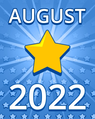 All Stars August 2022 Badge - Pogo Daily Sudoku