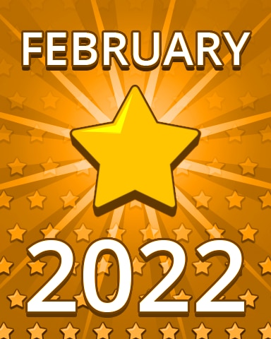 All Stars February 2022 Badge - Pogo Daily Sudoku