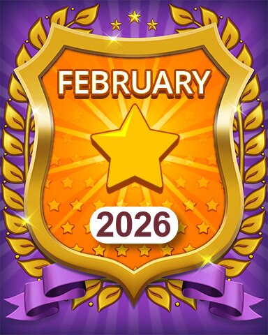 All Stars February 2026 Badge - Pogo&trade; Daily Sudoku