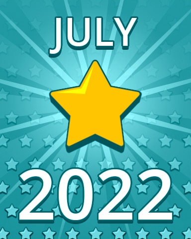 All Stars July 2022 Badge - Pogo Daily Sudoku