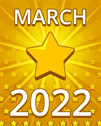 All Stars March 2022 Badge - Pogo Daily Sudoku