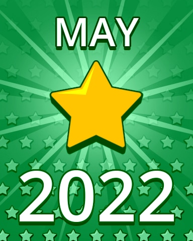 All Stars May 2022 Badge - Pogo Daily Sudoku