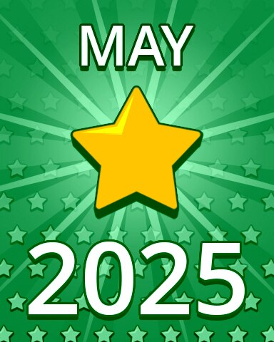 All Stars May 2025 Badge - Pogo™ Daily Sudoku All Stars May 2025 Badge - Pogo™ Daily Sudoku
