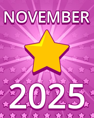 All Stars November 2025 Badge - Pogo™ Daily Sudoku All Stars November 2025 Badge - Pogo™ Daily Sudoku