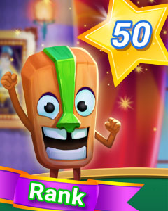 Rank 50 Badge - Diligent Player! - Pogo Addiction Solitaire HD