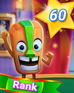 Rank 60 Badge - Advanced Player! - Pogo Addiction Solitaire HD