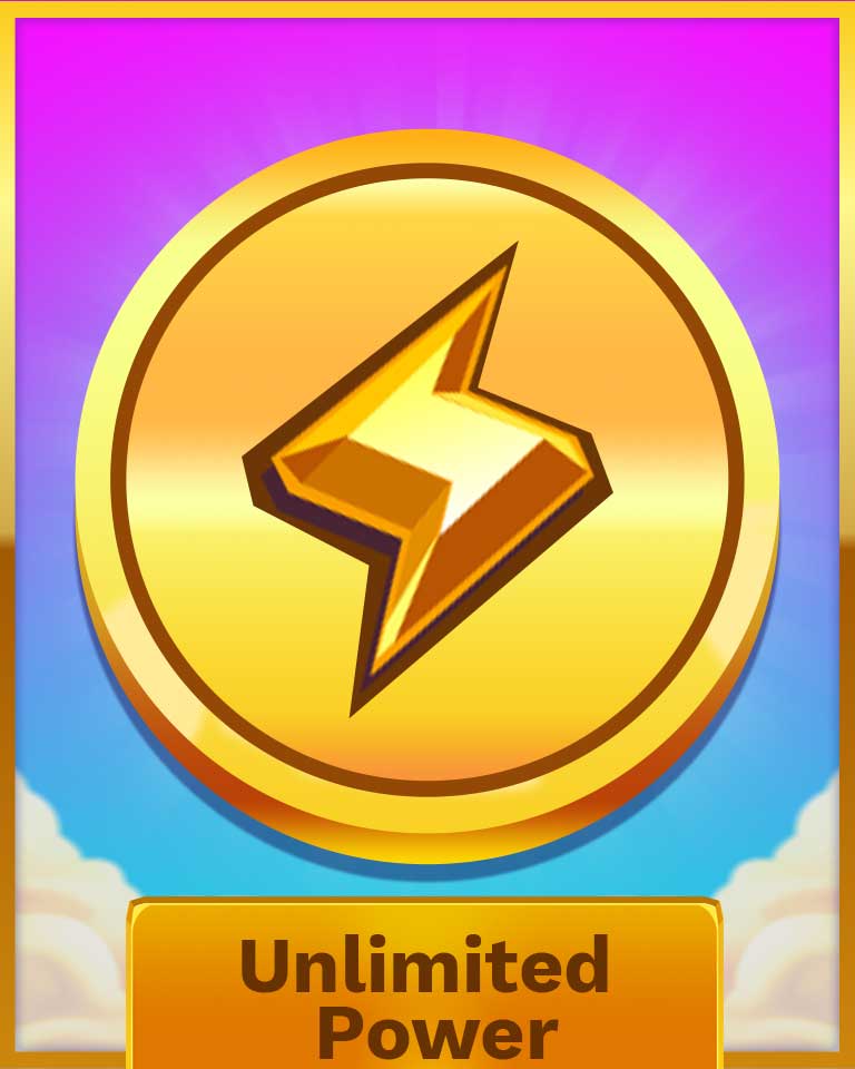 Unlimited Power Badge - Bejeweled Stars