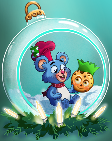 Bear-y Sweet Holiday Badge - Cookie Connect