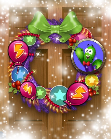Beautiful Bingo Wreath Badge - Poppit! Bingo