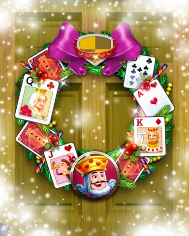 Courtly Celebration Wreath Badge - Payday Freecell HD