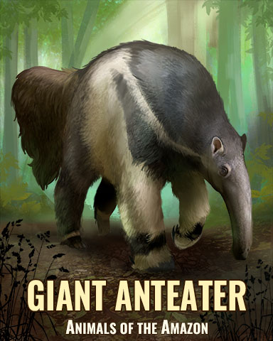 Giant Anteater Badge - Jigsaw Treasure Hunter HD